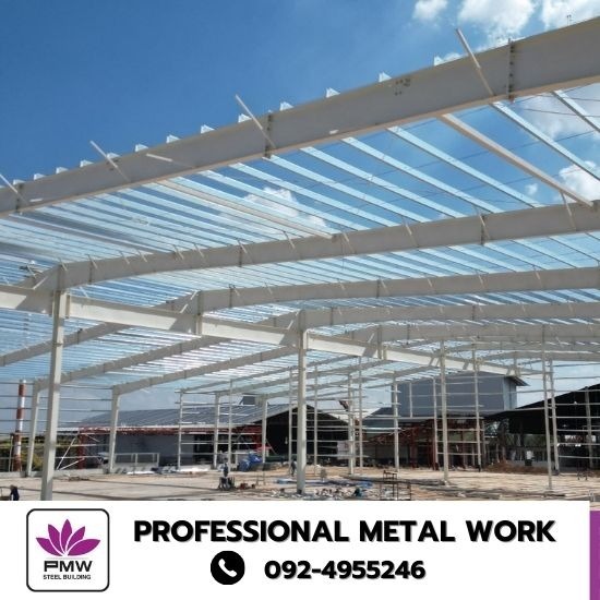 รับติดตั้งโครงสร้างเหล็กสำเร็จรูป PEB รับติดตั้งโครงสร้างเหล็กสำเร็จรูป PEB