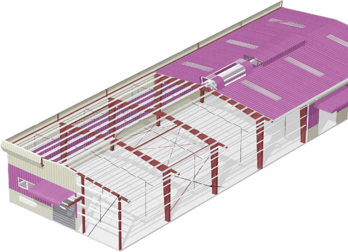 สร้างโกดังสำเร็จรูป PEB - โปรเฟสชั่นนอล